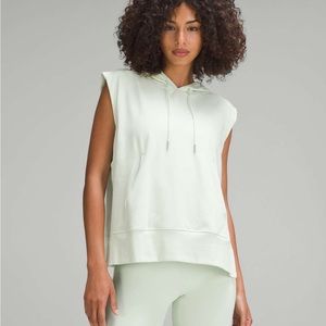 NWOT size 6 Lululemon French Terry Sleeveless Hoodie